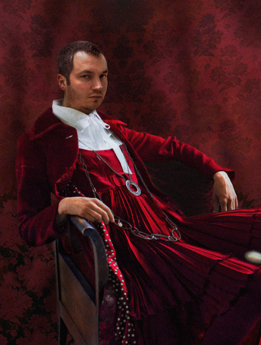 Peter Freitag - Self Portraits -- "Die Hure Bayblon"