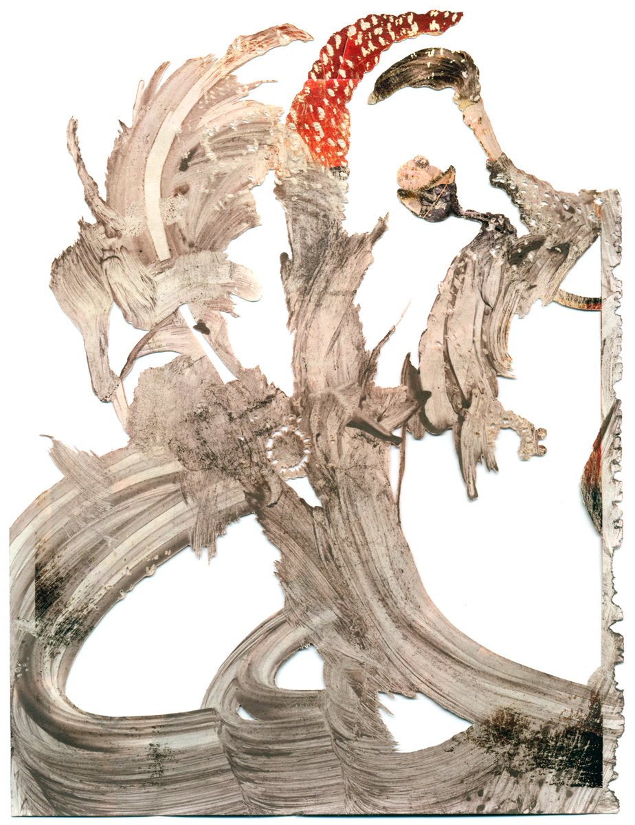 Peter Freitag - BLATTFORMER -- "Duftkerze"