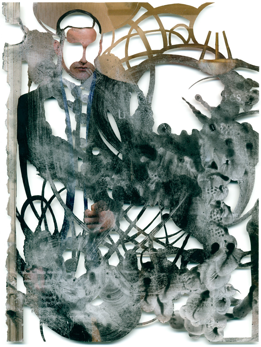 Peter Freitag - BLATTFORMER -- "Mann ohne Gesicht"