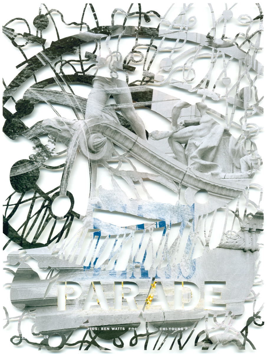 Peter Freitag - BLATTFORMER -- "Vier Gleiche - Parade"