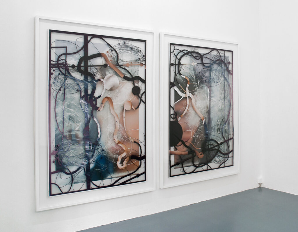 Peter Freitag - exhibition view "Die Welt dreht sich zweimal um"