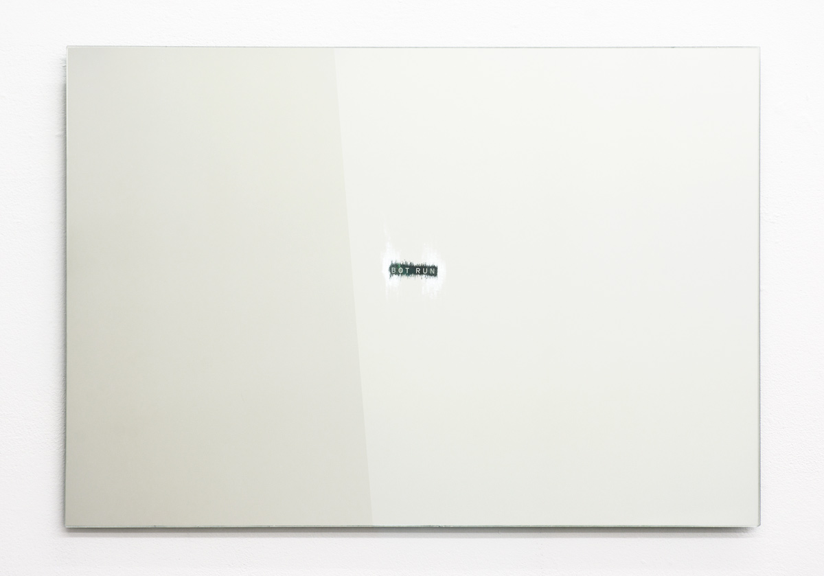 Peter Freitag - Sanded Typo -- "BOT_RUN"